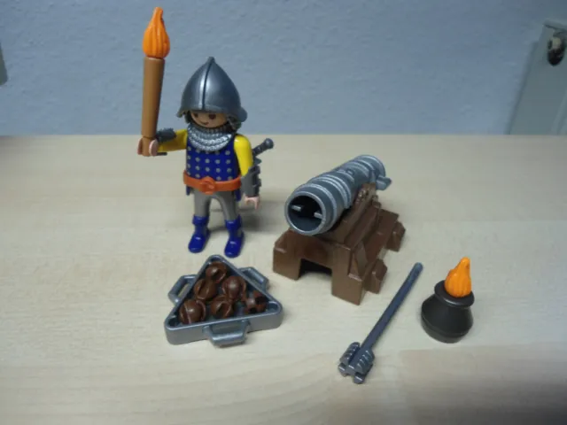 Playmobil Set 3316 "Kanonier der Löwenritter" begraucht (394)