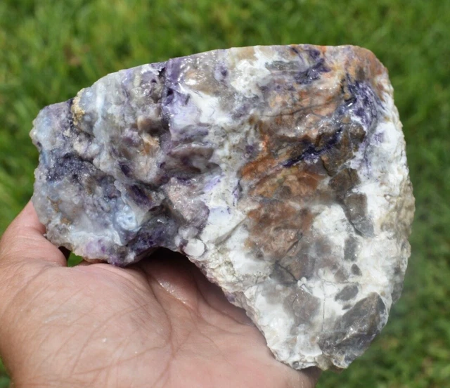 1.40 LB  TIFFANY STONE ROUGH, BERTRANDITE, OPALIZED FLUORITE  Utah (KLN)
