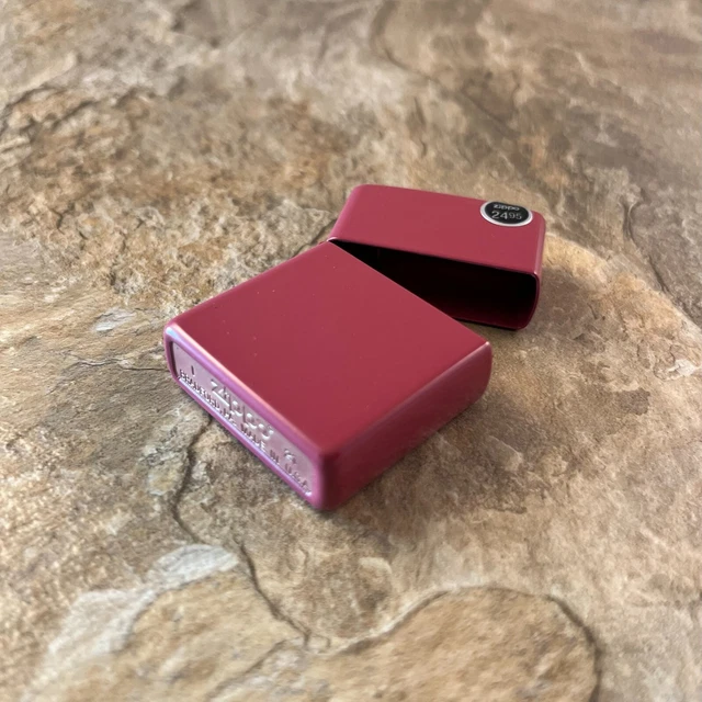 Genuine Zippo Classic Brick Red windproof Lighter CASE ONLY No Insert/Box