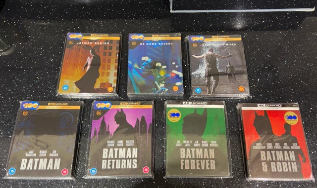BATMAN 4K ULTRA HD Steelbook Collection 7-Film Bundle £260.70 - PicClick UK