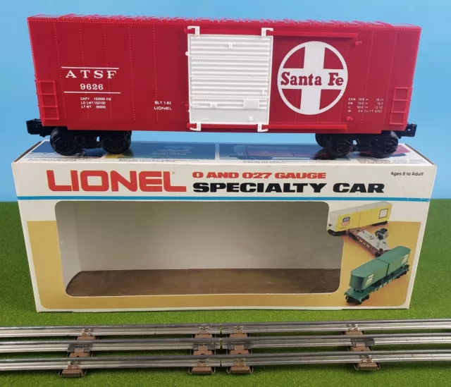 New Old Stock Lionel Santa Fe Hi-Cube Box Car #6-9626 O 027 Gauge