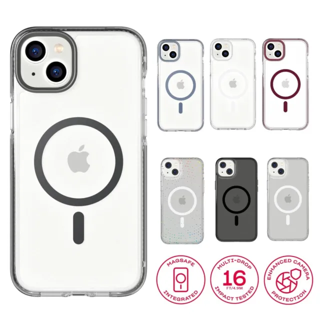 Genuine Tech21 Case For iPhone 15 PLUS / 14 PLUS MagSafe Shockproof Phone Cover