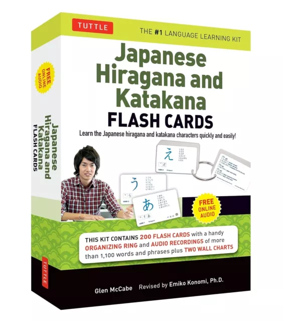 Japanese Hiragana and Katakana Flash Cards Kit: Learn the Two Japanese Alphabets