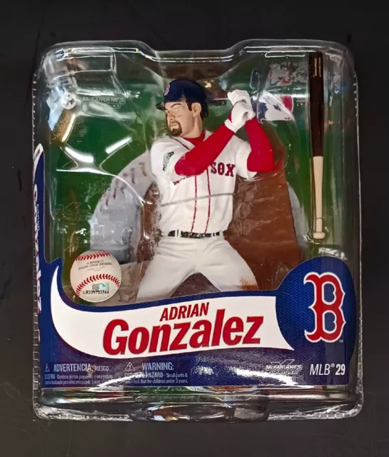 2012 McFarlane MLB Adrian Gonzalez Boston Red Sox Action Figure Sealed Package