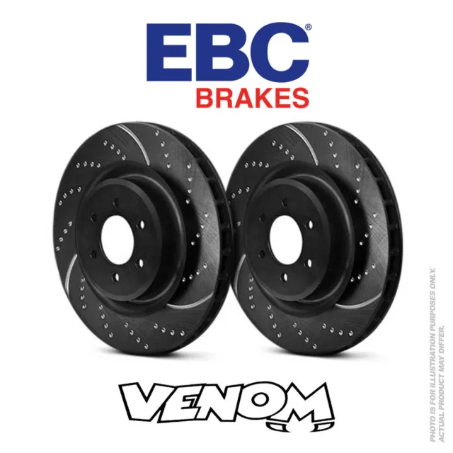 EBC GD Front Brake Discs 258mm for Renault Clio Mk4 1.2 2012- GD1928