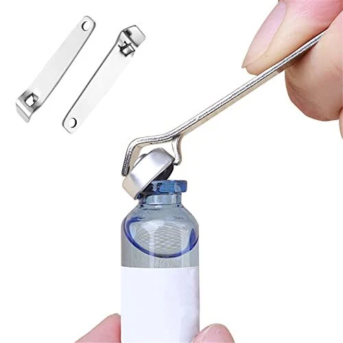4PCS Mini Pocket Keychain Bottle Opener Botox Vials Opener Phial Cap Remover Ora