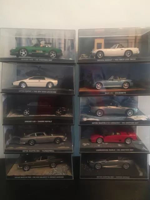 james bond car collection And Magazines