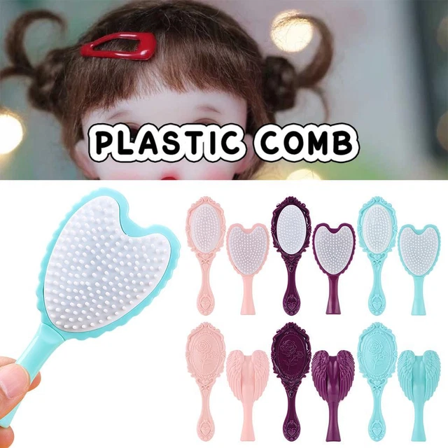 Dollhouse Decorations Eyelash Eyebrow Combs Doll Accessories Plastic Comb