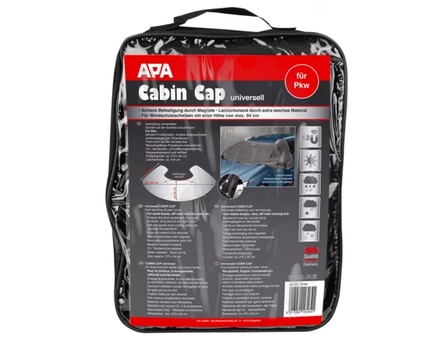 APA Halbgarage Cabin Cap PKW Auto Scheibenabdeckung 12 Magnete universell Winter