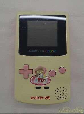 RARE * * NICE!! Game Boy Color Rose Berry CGB-001 W/3 jeux et AC-DC Adaptateur 