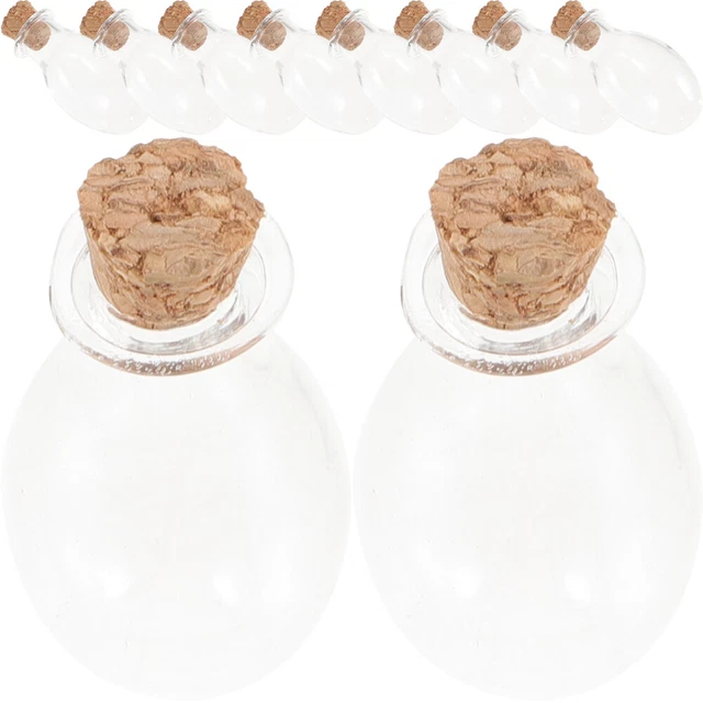 10 Pcs Flasche Wünschen Aufbewahrungsbehälter Aus Glas Vorratsflasche Probe
