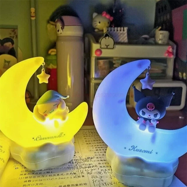 SANRIO CINNAMOROLL MOON Night Light Kawaii Kuromi Lamp Bedroom