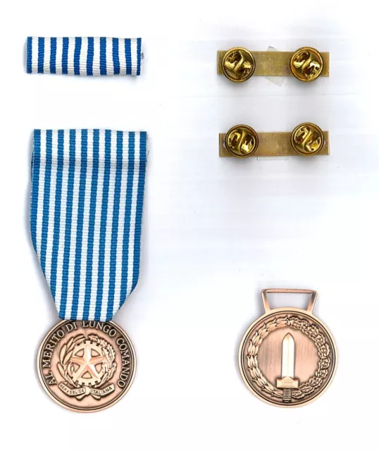 Medaglia e/o Nastrino Bronzo al Merito di Lungo Comando Esercito 10 Anni