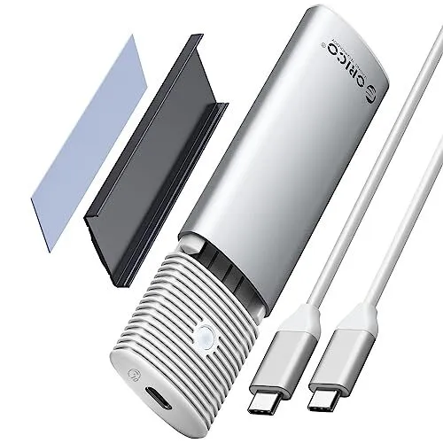 ORICO Boîtier SSD M.2 NVMe et M.2 Sata , USB3.1 GEN2 Type C 10Gbps  Transparent Adaptateurs et Boîtiers pour Disque dur Pour M-Key/B-Key/B+M  Key 2230/