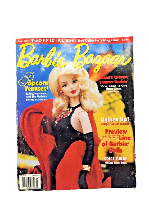 BARBIE BAZAAR APRIL 2000 Official Doll Collector's Magazine