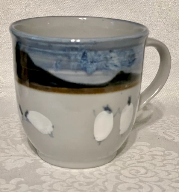 Highland Stoneware Scotland Sheep Landscape Mug