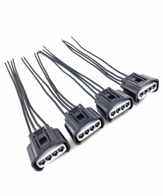 IGNITION COIL FEMALE Connector Plug Harness 4way Set For Toyota Lexus