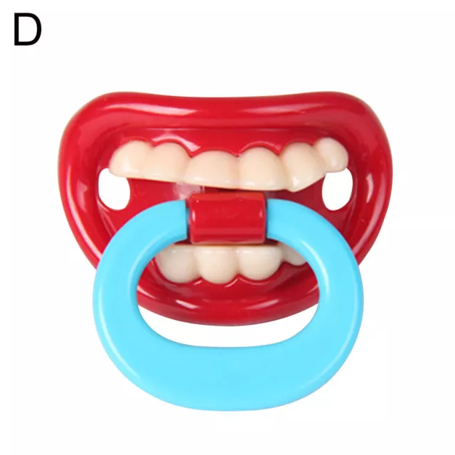 Funny Buckteeth Big Mouth Dummy Nipple Teat Baby Pacifier Soother Teether Toy 17