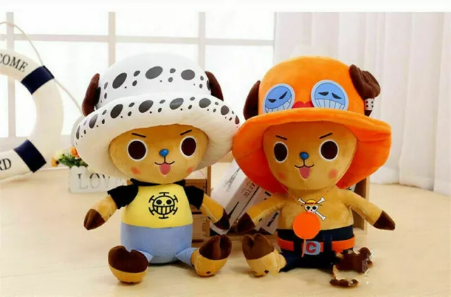 One Piece Tony Chopper Trafalgar Law Portgas d Ace  Kid Plush Toy Doll Gift #