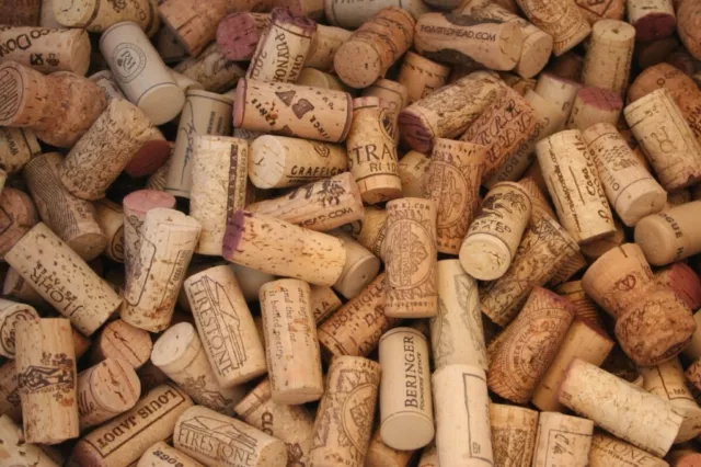150 All Natural Used wine corks. Wedding Crafts 100% cork, red and white wines