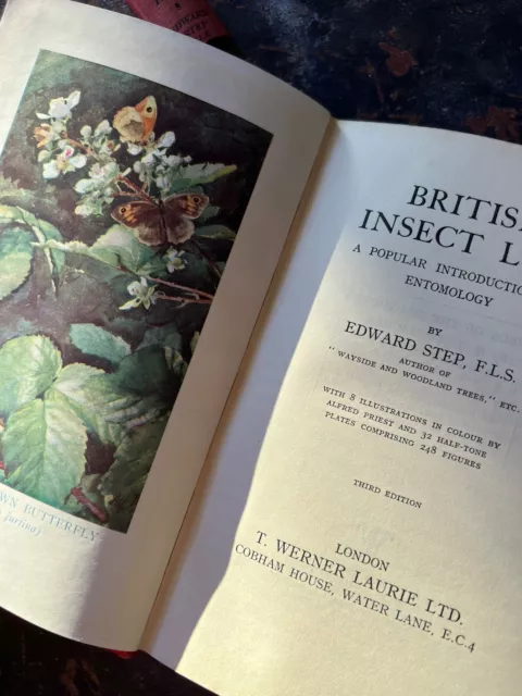 British Insect Life, Pocket Edition by Edward Step, Werner Laurie, 3rd edition
