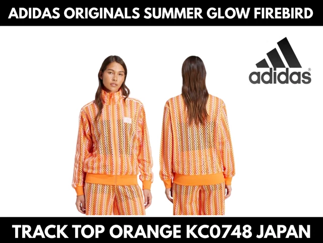 ◆adidas◆ Summer Glow Firebird Track Top Orange KC0748 adidas adidas Originals Summer Glow Firebird Track Top