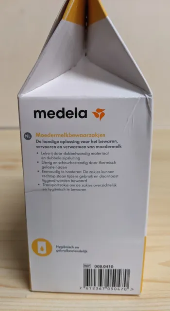 Medela Set of 180 ml Breast Milk Storage Bags - Pack of 50 BPA-free breast milk 3