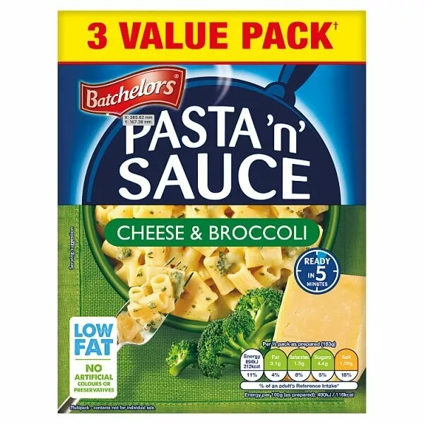 Pasta and Sauce Cheese & Broccoli 297g