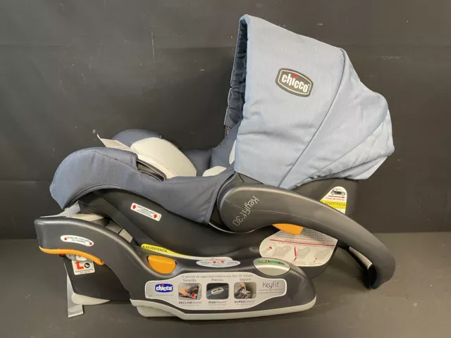 Chicco KeyFit 30 ClearTex Rear-Facing Infant Car Seat Glacial Exp.01/28 New Open
