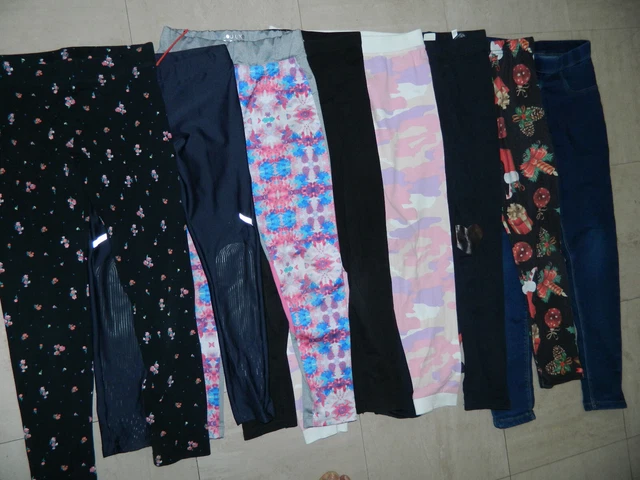 Pacchetto Leggings Abbigliamento Ragazza Età 2/3 Anni Slim Fit Buoni Usati