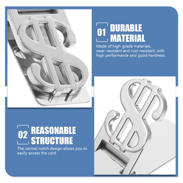 SET OF 4 Holder for Change Money Clip Easytocarry Portable £14.45