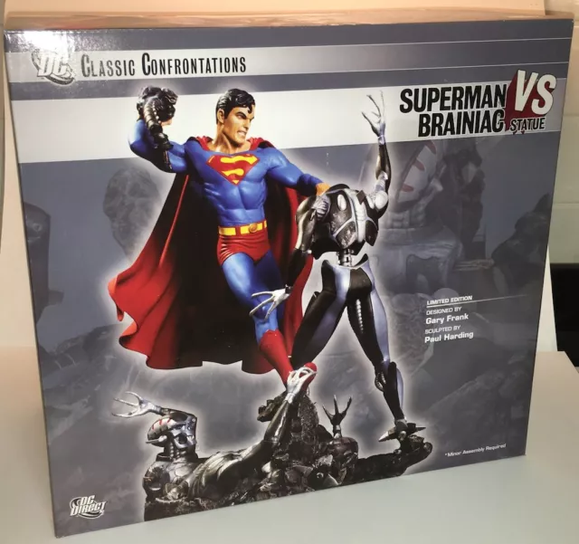 Superman VS Brainiac Statue DC Classic Confrontations DC Direct 007/750 Superman VS Brainiac Statue DC Classic Confrontations DC Direct 007/750