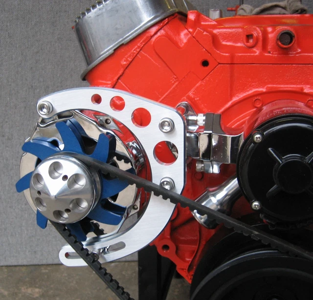 BBC ALTERNATOR BRACKET For Electric Water Pump Billet Aluminum Big