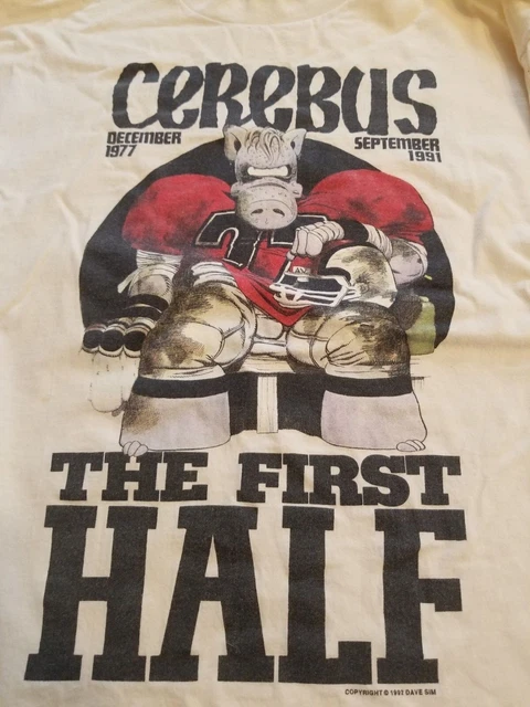 Cerebus the Aardvark The First Half T-Shirt Graphitti Dave Sim 1992 Large