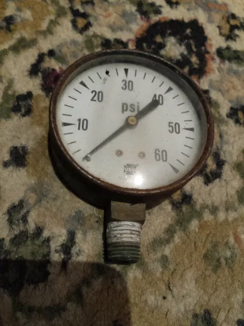 USG pressure gauge max. 60 psi screw