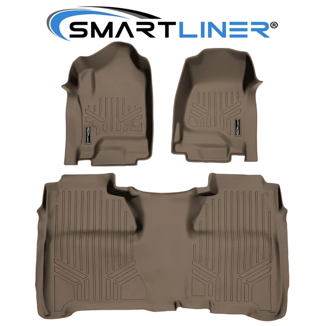 SMARTLINER CUSTOM FIT Floor Liner Mats 20142018 Chevrolet Silverado