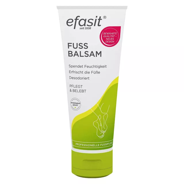 75ml Efasit Piede Balsamo Con Beinwell- E Estratto di Camomilla Cura Vegano