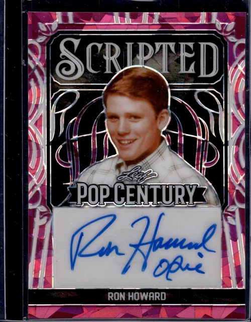 2024 LEAF POP Century Ron Howard SCRIPTED AUTO 4/7 signed INSCRIBED