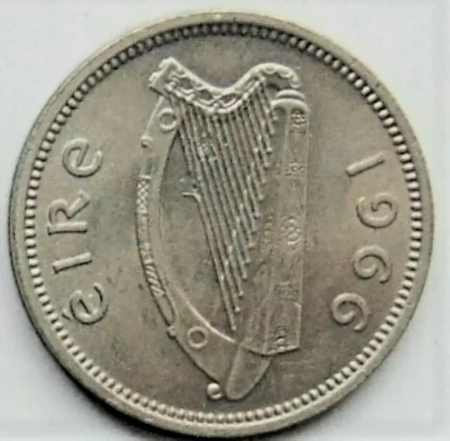 1966 IRELAND Republic, 3 Pence, Grading UNCIRCULATED.