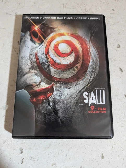 SAWシリーズ DVD 9枚セット SAW 9-FILM COLLECTION DVD Set Unrated Jigsaw Spiral Horror
