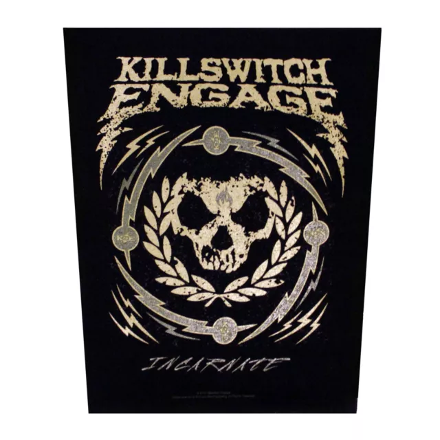 Large Killswitch Engage Incarnate Woven Sew On Battle Jacket Back Patch