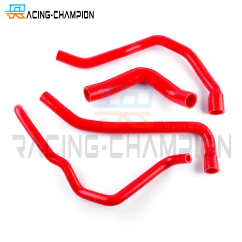 For 2002-2006 Triumph Speed Triple Daytona 955i Red Radiator Silicone Hose Kit