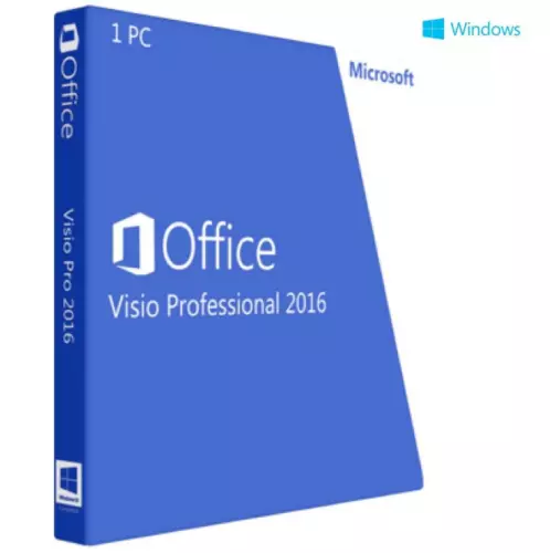 Microsoft VISIO Pro PROFESSIONNEL 2016 Licence édition RETAIL