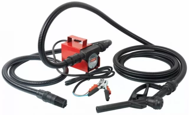 Pompa travaso gasolio AUTOADESCANTE 12V con KIT aspirazione diesel erogatore