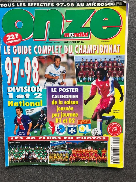 FOOTBALL ONZE HORS SÉRIE n° 26 GUIDE COUPE DU MONDE MEXICO 1986 LES 24
