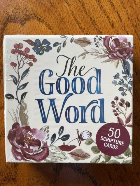 NEW The Good Word (50 Scripture Cards with Bible Verses) Sealed -great gift