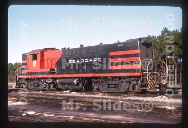 Duplicate Slide SAL Seaboard Air Line Baldwin RS12 1471