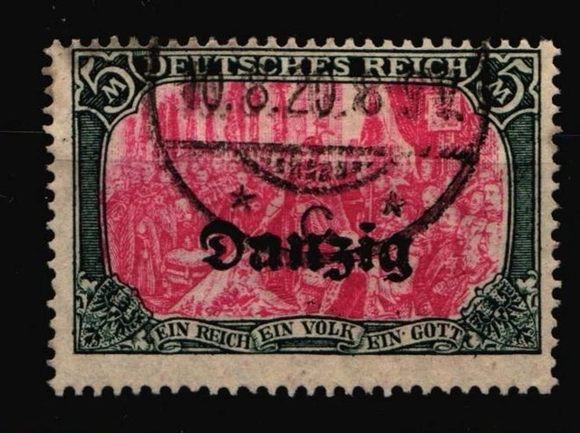 Danzig 15 gestempelt geprüft Soecknick BPP #IU359