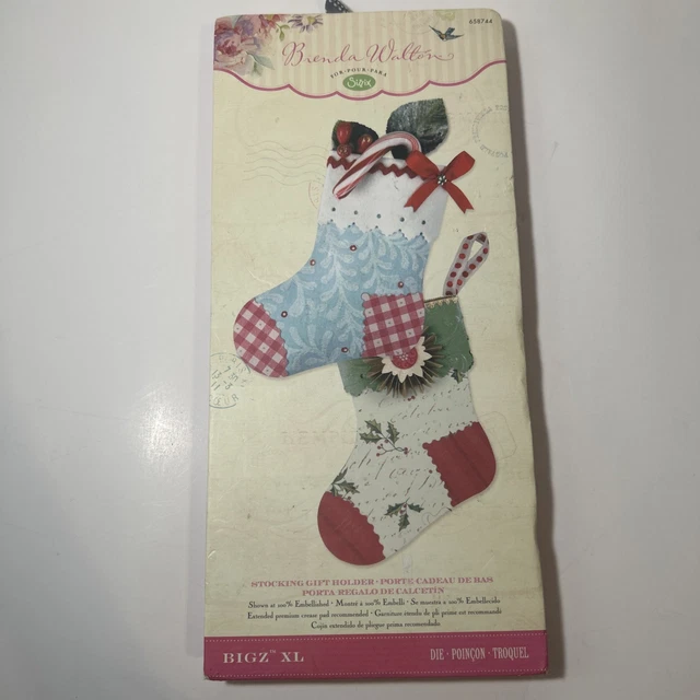 アルバム・スクラップ Sizzix Bigz Stocking Gift Holder 658744 Sizzix Bigz Stocking Gift Holder 658744