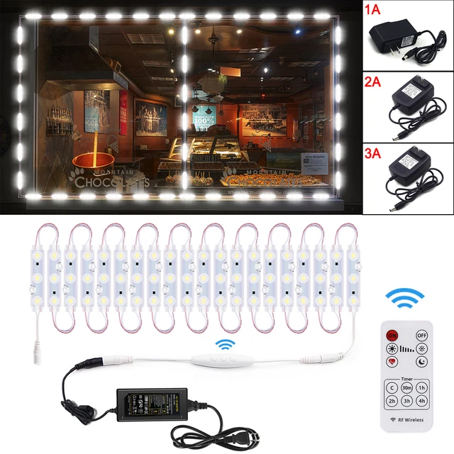 10-1000ft 5730 LED Module Light Store Front Makeup Cabinet Decor Sign Lamp kits